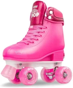 Crazy All Skates Glitter Pop Roller Skates Adjustable J12-2 9 Crazy All Skates Glitter Pop Roller Skates Adjustable J12-2