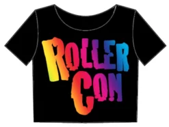 RollerCon Rainbow Crop Top Tee Accessories