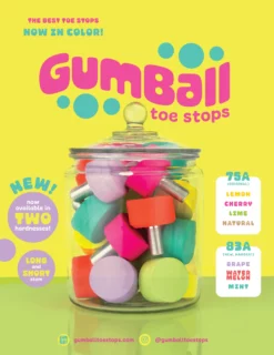 GRN MNSTR Gumball Toe Stops