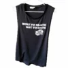 SC Skates Here To Skate Not To Date Sleeveless Muscle Tee Apparel
