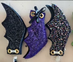 Sin City Skates Accessories Glitter Bat Wing Lace Charms