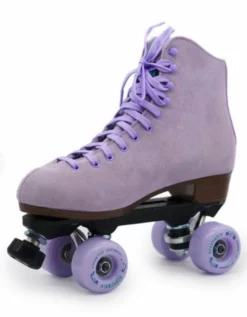 Sin City Skates Limited Edition Lavender Suede Boardwalk Skate.