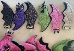 Sin City Skates Accessories Glitter Bat Wing Lace Charms