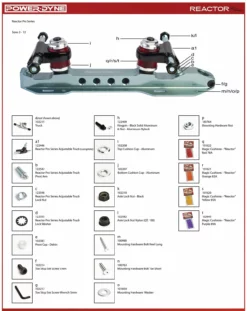 Reidell Riedell 172 OG Skate With Reactor Neo Plate