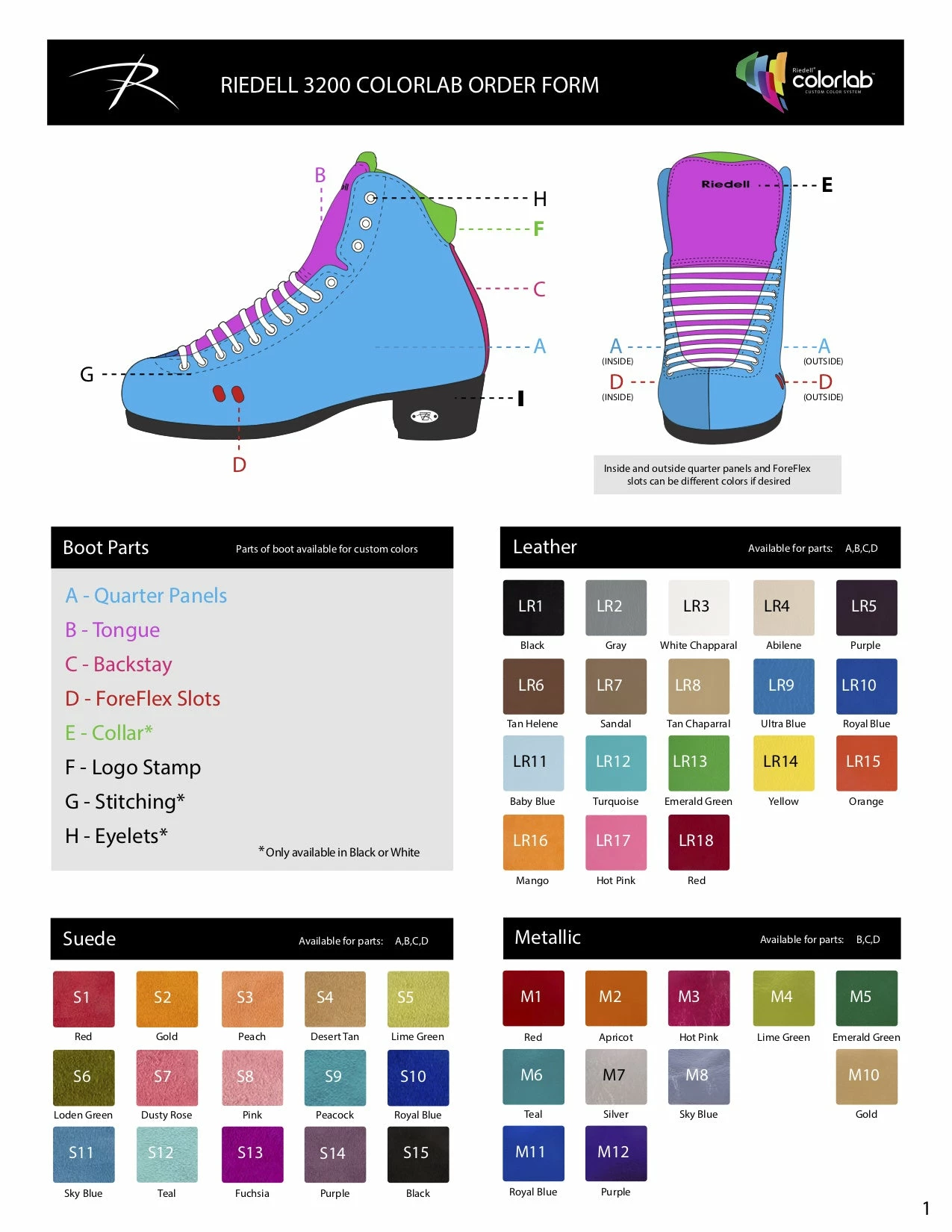 Reidell 3200 Skate Boot Recreational 7 Reidell 3200 Skate Boot Recreational